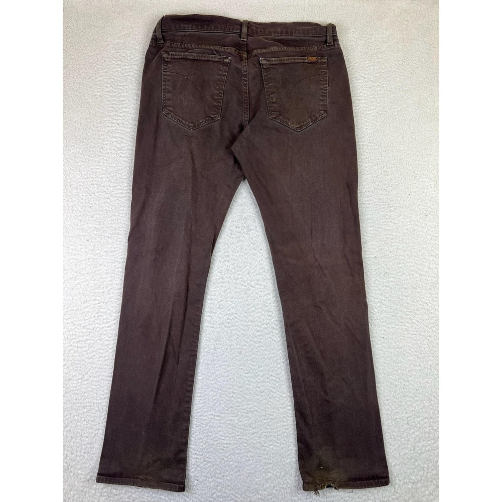 Joe's‎ Jeans Mens Jeans 33x32 Brown Straight Narrow Fit Made USA Stretch Denim - Picture 2 of 12